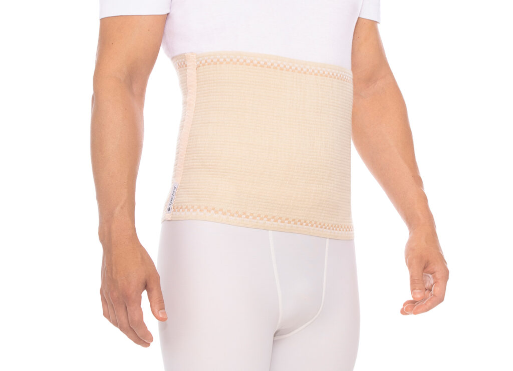 Faja tubular post quirúrgica abdominal 28 cm